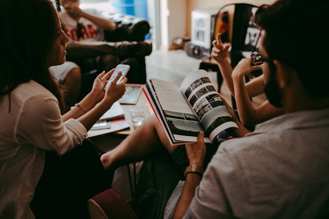 People in a book club